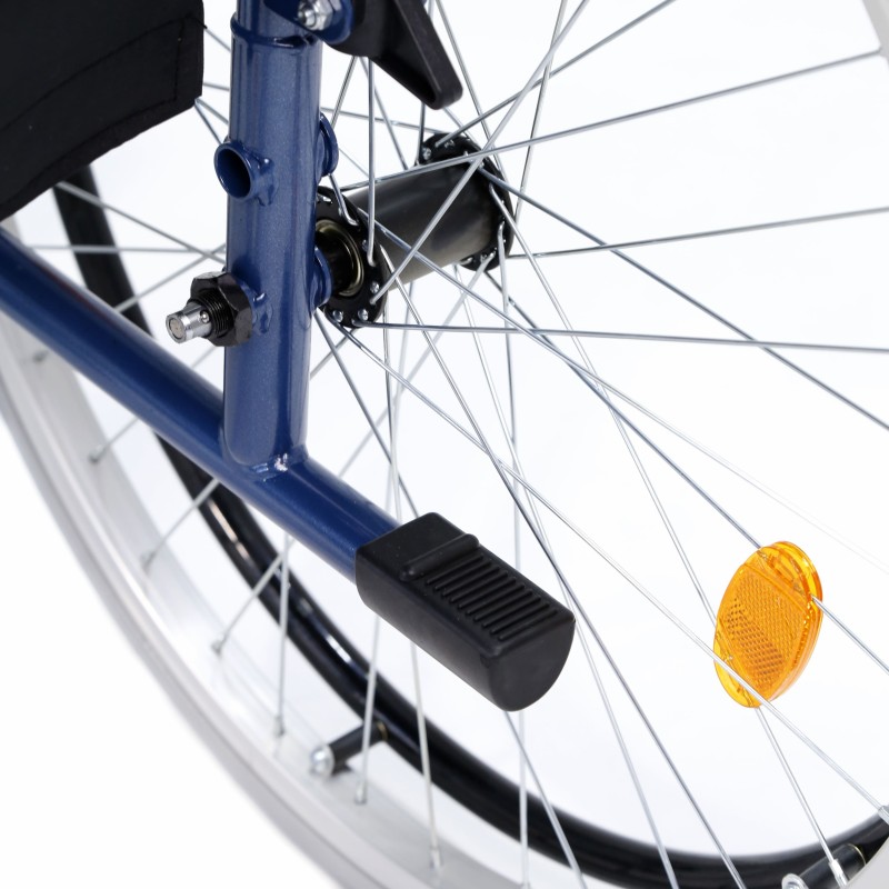 Europodexcymam-Silla de ruedas acero ligero cymam de autopropulsable (rueda grande) 51 cm de asiento modelo DEVA.