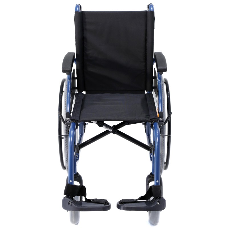 Europodexcymam-Silla de ruedas acero ligero cymam de autopropulsable (rueda grande) 40 cm de asiento modelo DEVA.