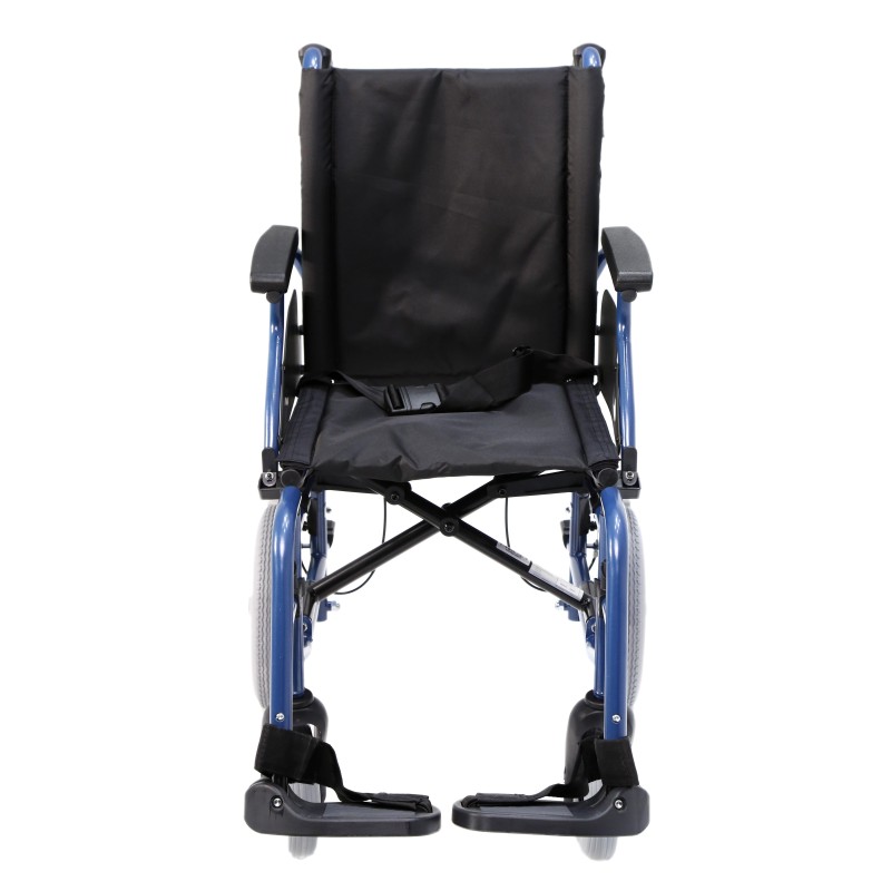 Europodexcymam-Silla de ruedas acero ligero cymam de acompañante (rueda pequeña) 48 cm de asiento modelo NOEGA.
