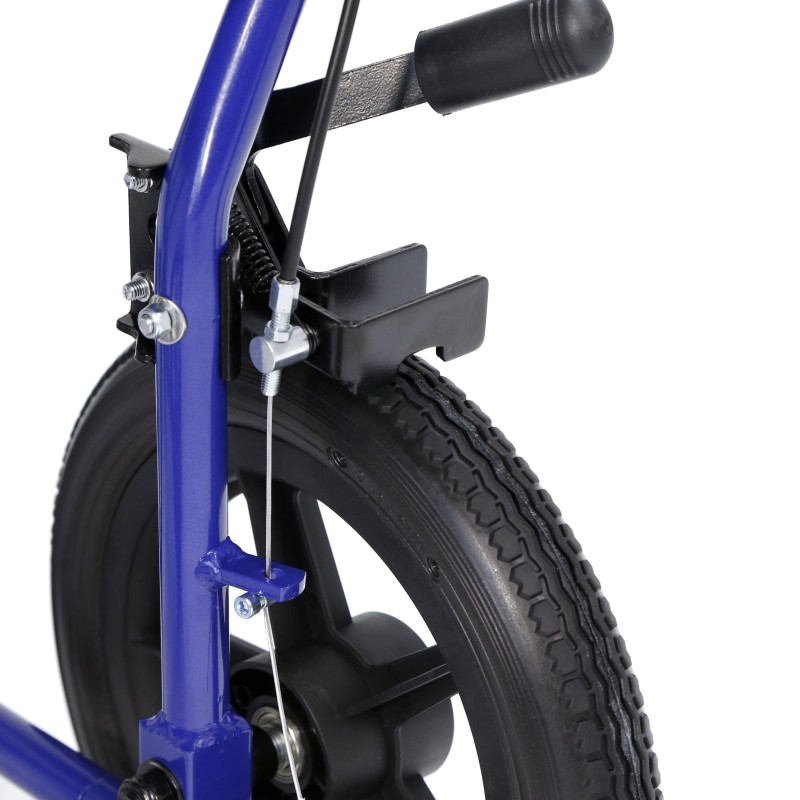 Europodexcymam-Silla de ruedas aluminio cymam de acompañante (rueda pequeña) 46 cm de asiento modelo GIGIA.