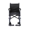 Europodexcymam-Silla de ruedas aluminio cymam de acompañante (rueda pequeña) 40 cm de asiento modelo LLANES.