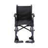 Europodexcymam-Silla de ruedas aluminio cymam de acompañante (rueda pequeña) 46 cm de asiento modelo LLANES.