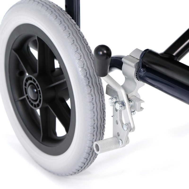 Europodexcymam-Silla de ruedas aluminio cymam de acompañante (rueda pequeña) 51 cm de asiento modelo LLANES.