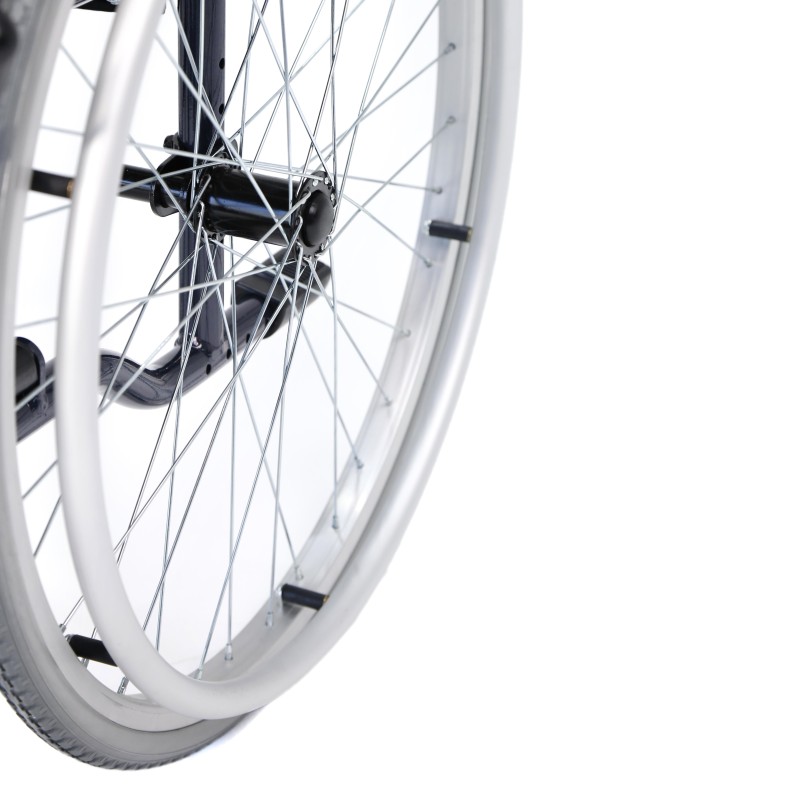 Europodexcymam-Silla de ruedas aluminio cymam de autopropulsable (rueda grande) 51 cm de asiento modelo LLANES.