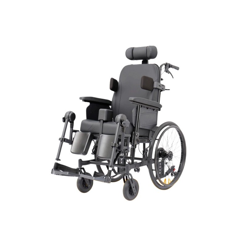 Europodexcymam-Silla de ruedas cymam de acero, autopropulsable y basculante modelo PRAVIA.