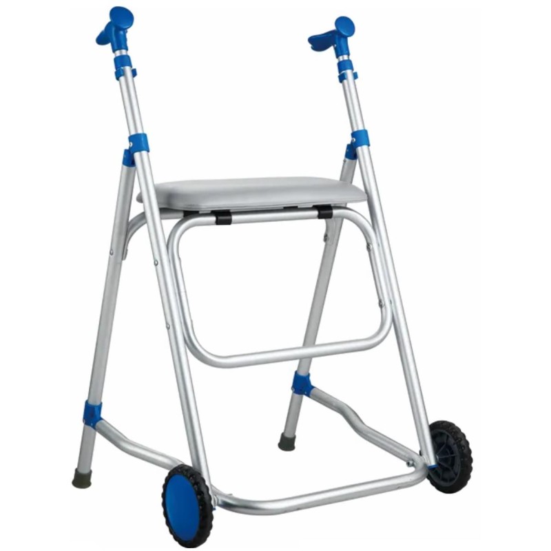 Europodexcymam- Andador Cymam Aluminio con asiento modelo TEVERGA