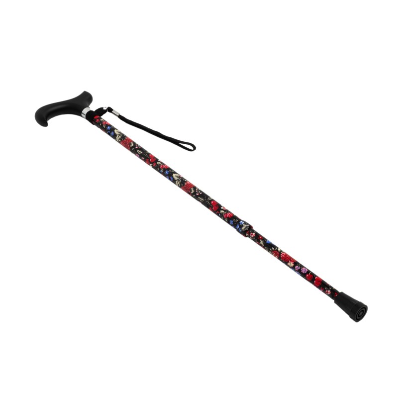 Europodexcymam-  muletilla extensible cymam de aluminio de frutas negra