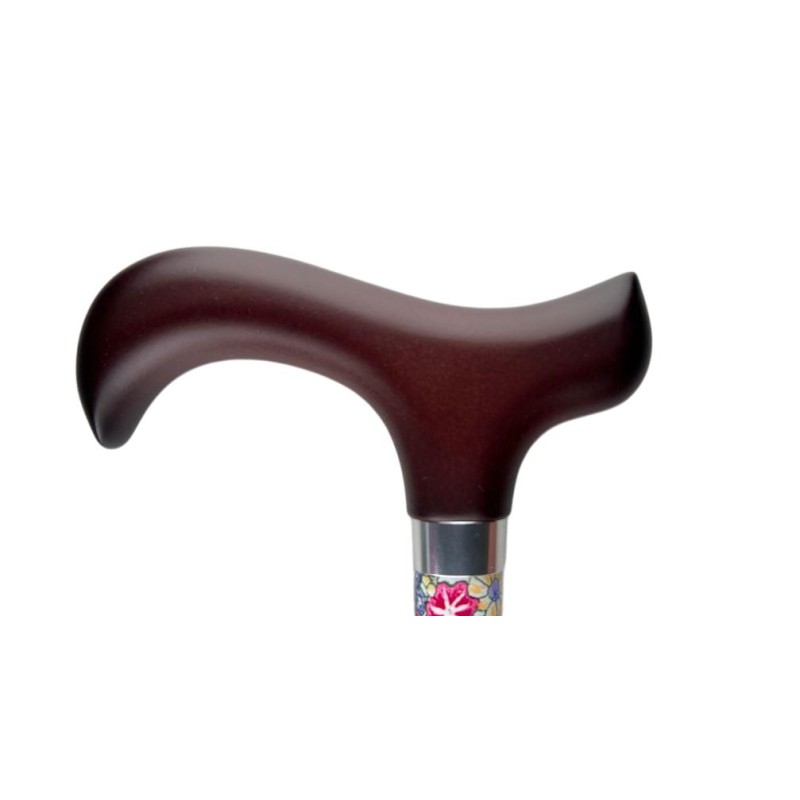 Europodexcymam-  muletilla extensible cymam de aluminio de flores blanca