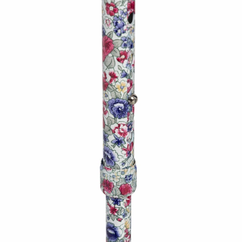 Europodexcymam-  muletilla extensible cymam de aluminio de flores blanca