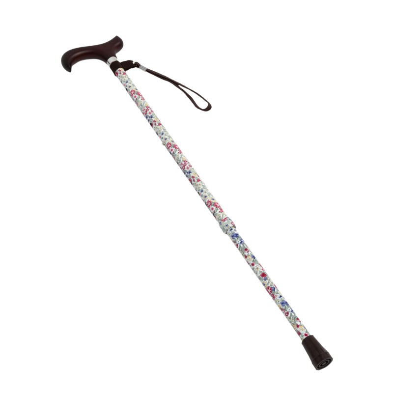 Europodexcymam-  muletilla extensible cymam de aluminio de flores blanca