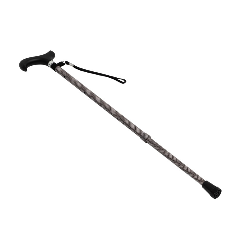 Europodexcymam-  muletilla extensible cymam de aluminio de damero rosa