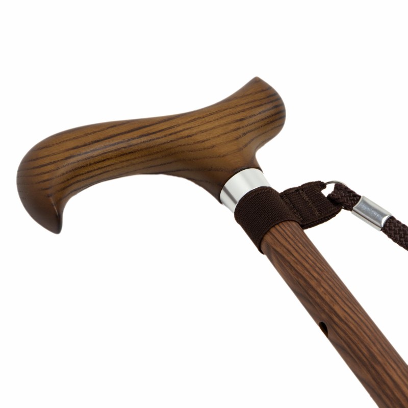 Europodexcymam-  muletilla extensible cymam de aluminio de acabado madera