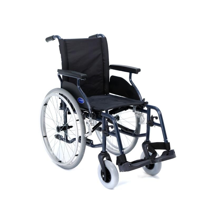 Europodexcymam-Silla de ruedas aluminio cymam de autopropulsable (rueda grande) 40 cm de asiento modelo LLANES.