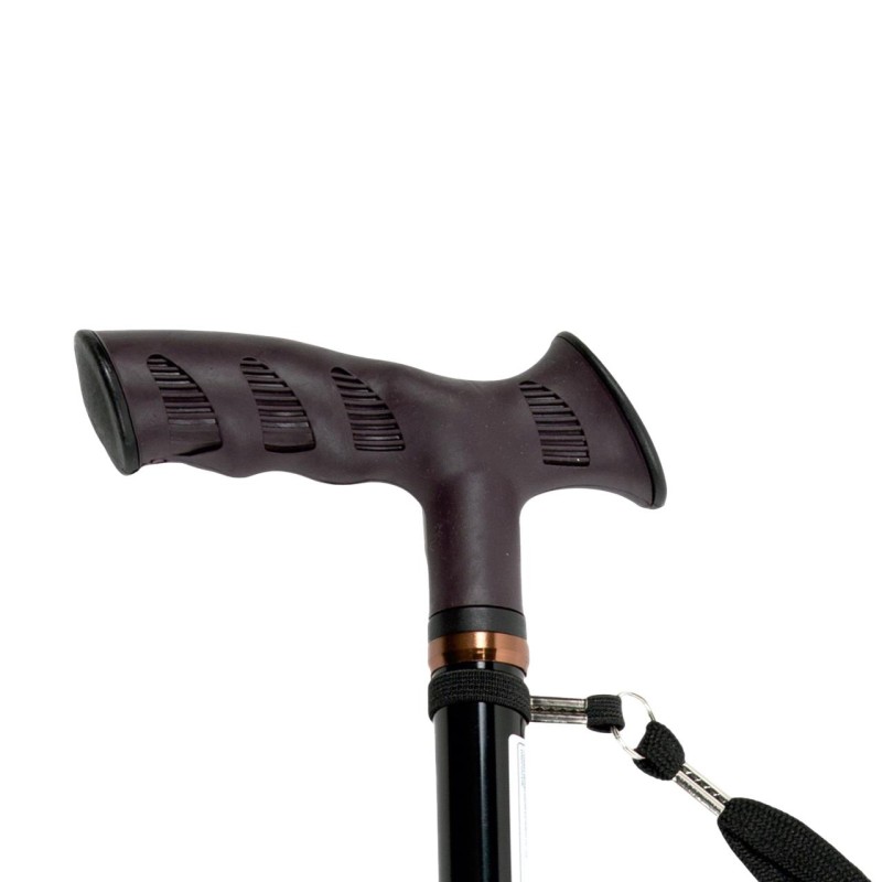 Europodexcymam- Muletilla extensible de aluminio en negro.