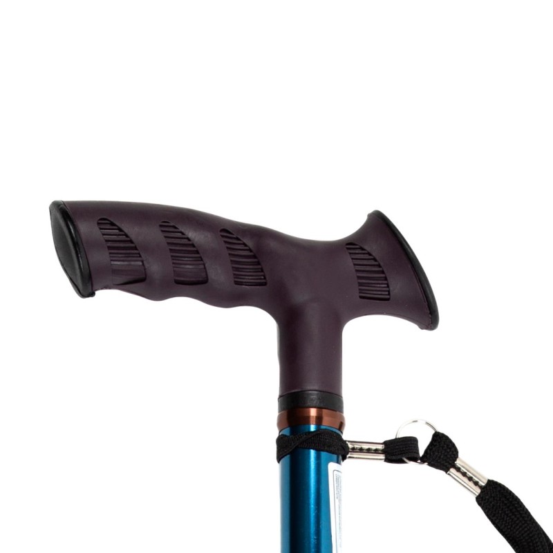 Europodexcymam- Muletilla extensible de aluminio en azul.