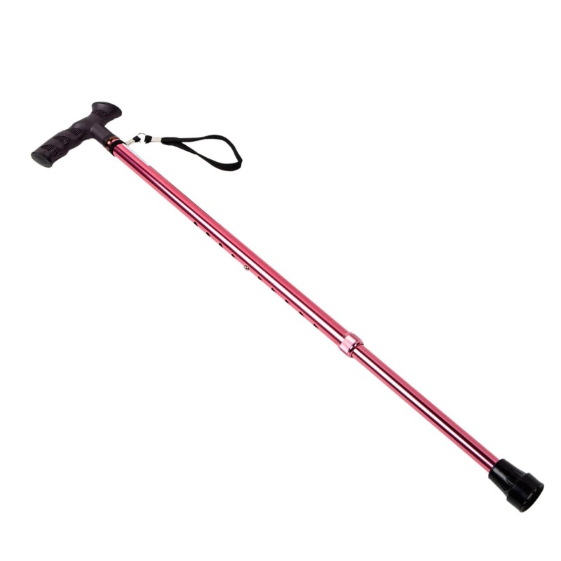 Europodexcymam- Muletilla extensible de aluminio en rojo.