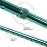 Europodexcymam- Muletilla extensible de aluminio en verde.