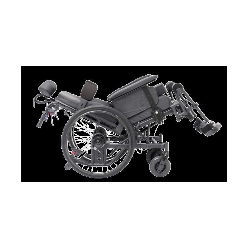 Europodexcymam-Silla de ruedas cymam de acero, autopropulsable y basculante modelo PRAVIA.