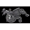 Europodexcymam-Silla de ruedas cymam de acero, autopropulsable y basculante modelo PRAVIA.