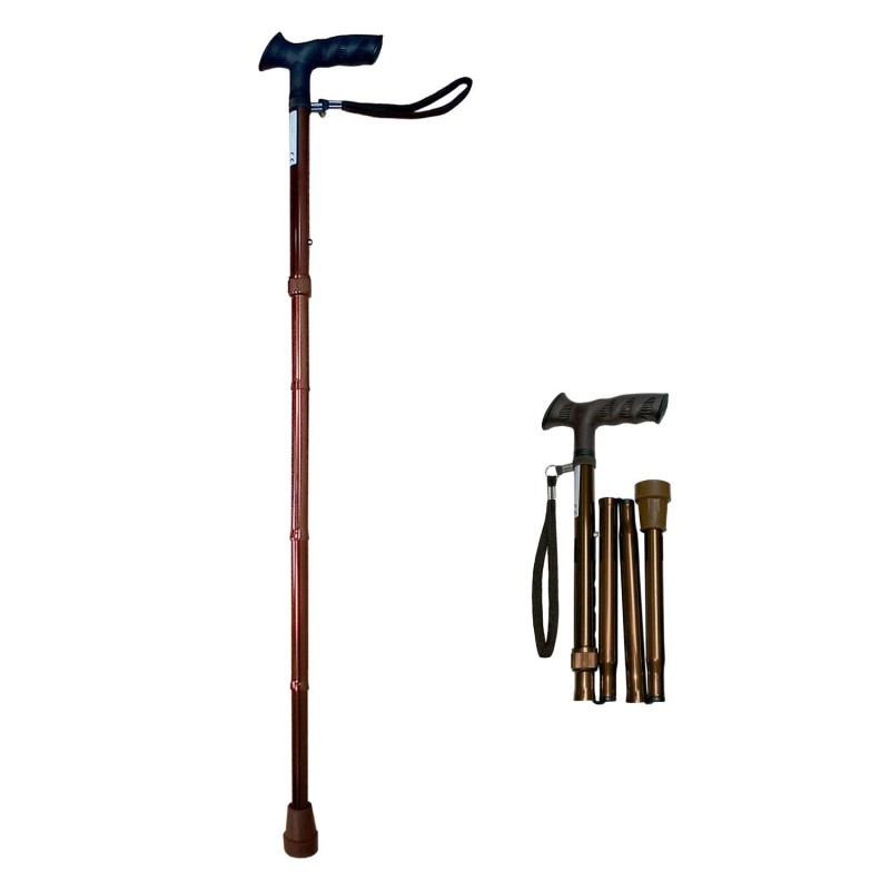 Europodexcymam- Muletilla plegable de aluminio en bronce.