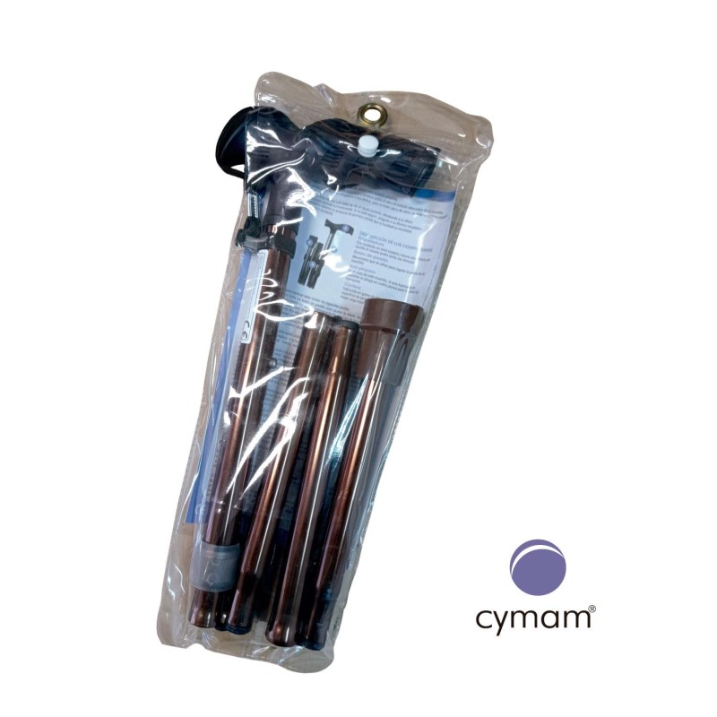 Europodexcymam- Muletilla plegable de aluminio en bronce.