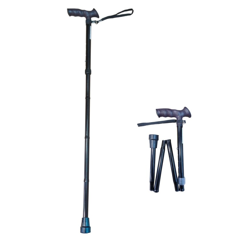 Europodexcymam- Muletilla plegable de aluminio en negra.