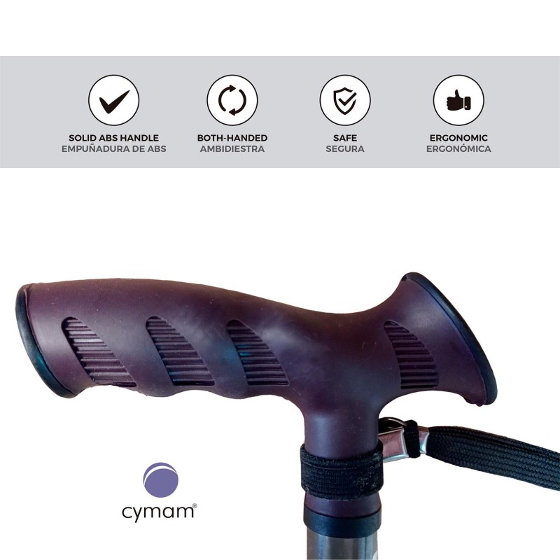 Europodexcymam- Muletilla plegable de aluminio en cobalto.