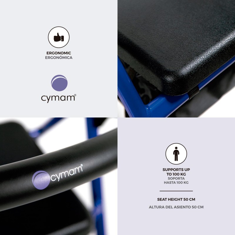 Europodexcymam-Rollator Cymam Freno Presión "BULNES"