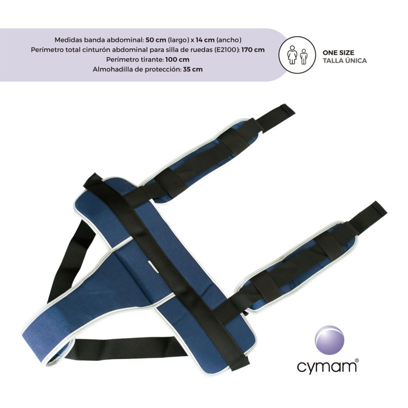 Europodexcymam-Cinturón Cymam de silla pélvico con tirantes.