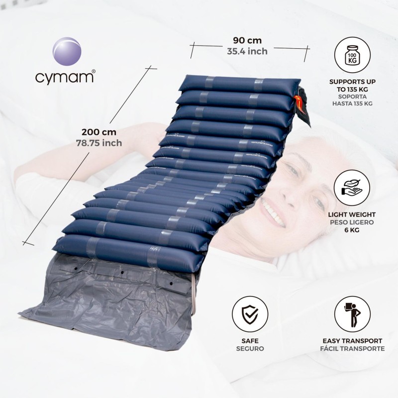 Europodexcymam-colchón cymam antiescaras tubular modelo OLES