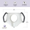 Europodexcymam- elevador de inodoro cymam 10 cm con brazos