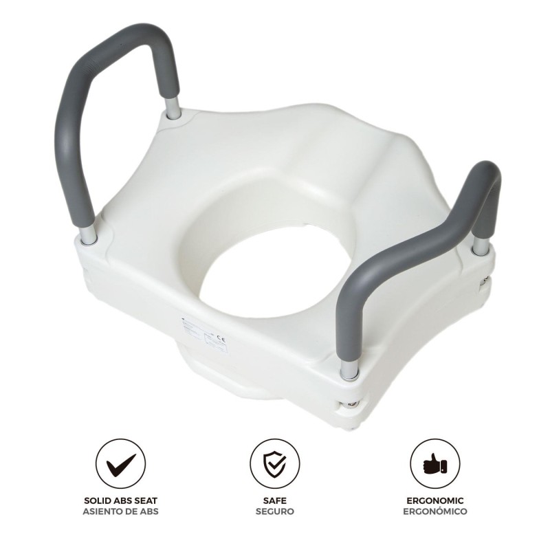 Europodexcymam- elevador de inodoro cymam 10 cm con brazos