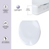 Europodexcymam- elevador de inodoro cymam 15 cm con tapa